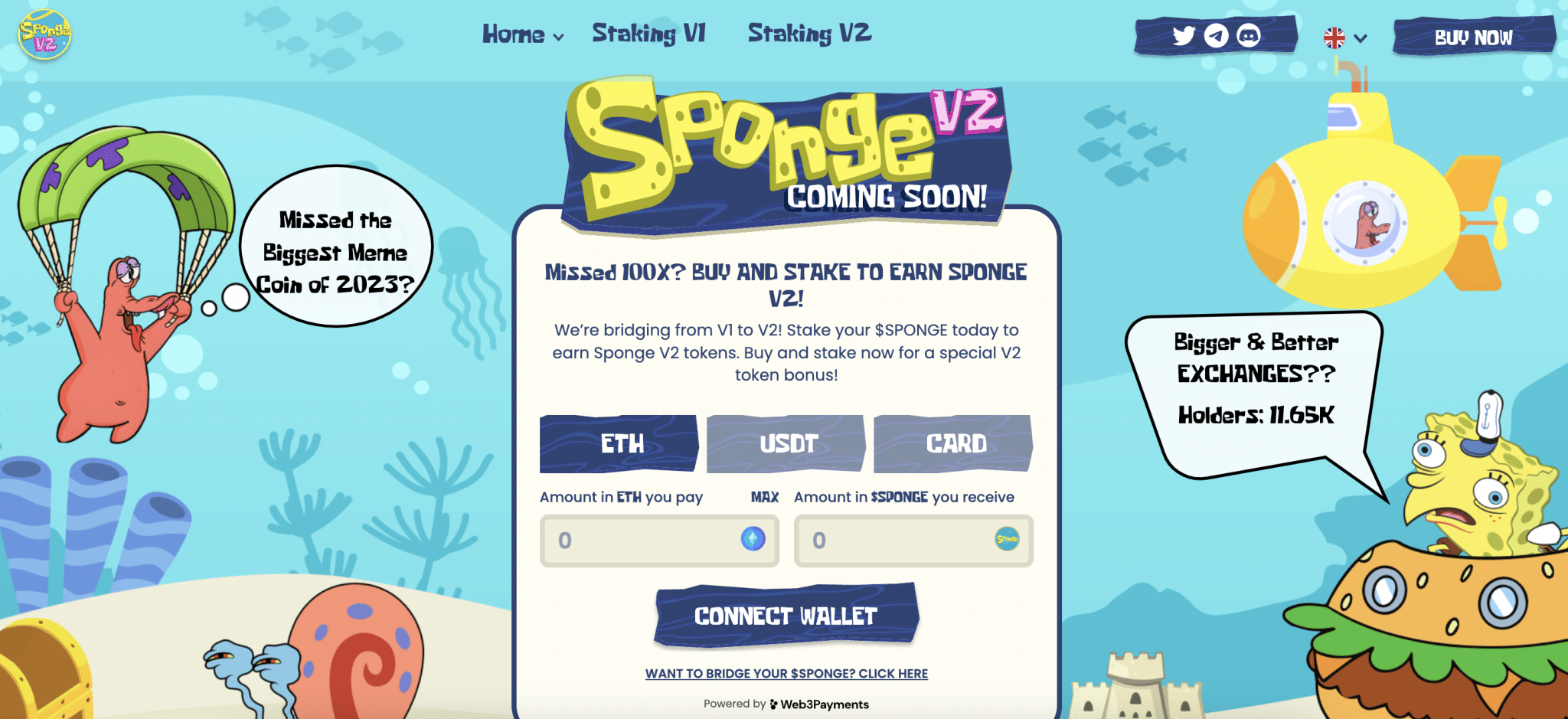 วิธีซื้อ Sponge V2 ($SPONGEV2) ปี 2024 – คู่มือเข้าใจง่าย!     